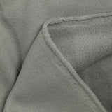 Grey fleece fabric