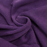 Purple fleece fabric