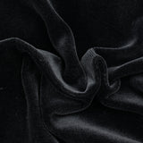 Jersey de velours ras coton noir