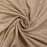 Jersey de polyviscose rayé Lurex fond pêche chiné