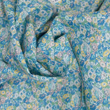 Liberty ® algodón Leontyne Dream azul por metro