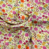 Cotton Vittoria Vittoria Vintage Flowers ECRU por medidor