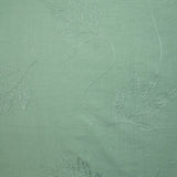 Viscose crepe Lily embroidered water green foliage