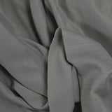Tissu sweat minkee rayé gris