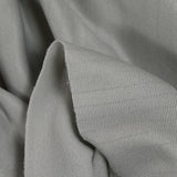 Tissu sweat minkee rayé gris