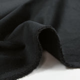 Velours de coton ras noir anthracite
