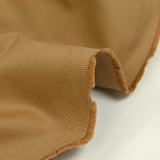 Gabardine de coton déperlant camel