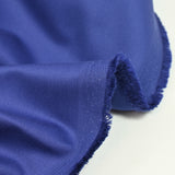 Gabardine de coton bleu