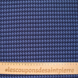 Navy chicken foot jacquard