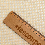 Dentelle coton résille écru