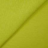 Molleton de coton flammé vert anis