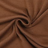 Maille tricot polyester marron