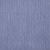 Popeline polycoton jacquard Anatole bleu roi