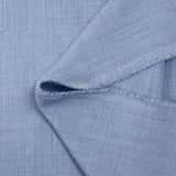 Polyester tissé-teint Mindy bleu chiné