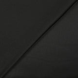 Satin de polyester noir