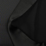 Satin de polyester noir