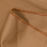 Gabardine de coton déperlant camel