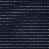 Maille Milano polyviscose double rayure fond marine