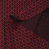 Maille Milano polyviscose Lurex émeraude royale rouge