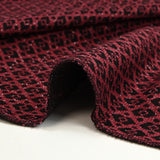Maille Milano polyviscose Lurex émeraude royale rouge