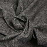 Laine mélangée chevron noir