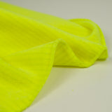 Polaire rayé jaune fluo
