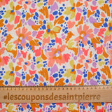 Martina print cotton Field flowers fishing and camel per meter