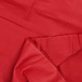 Poplina de algodón rojo