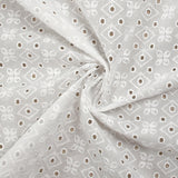 Broderie anglaise Hilda blanc cassé