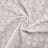 Broderie anglaise Lyra blanc cassé