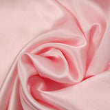 100% baby pink silk satin