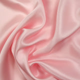 100% baby pink silk satin