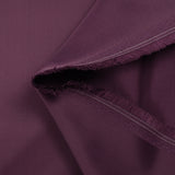 Satin de coton lourd aubergine