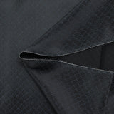 Satin de soie imprimé peau de serpent fond noir