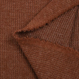 Brushed textured knit Ori brick