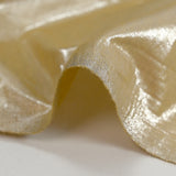 Golden blond lamé polyester