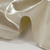 Light taupe lamé polyester