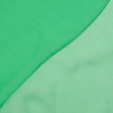 Mousseline 100% de seda verde