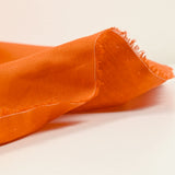 Dark orange cotton poplin