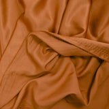 Satin de polyester souple camel