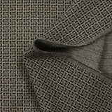 Milano malla poliéster Lurex camino cruzado beige y negro