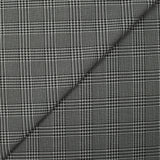 Black and white Prince of Wales polyester Milano knit
