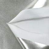 Piel sintética con respaldo de malla plateada