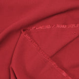 Crepe de poliéster rojo