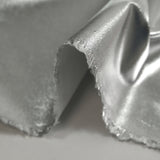 Tissu sergé de viscose enduit imperméable argent