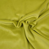 Jersey de terciopelo verde de anís muy suave