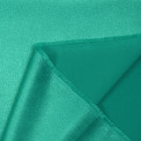Crêpe satin effet lavé turquoise