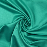 Crêpe satin effet lavé turquoise