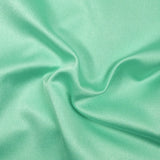 Satin crepe washed green water