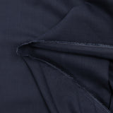 Voile de coton uni bleu foncé